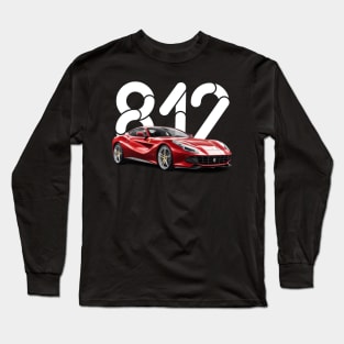 Ferrari 812 superfast victor art Long Sleeve T-Shirt